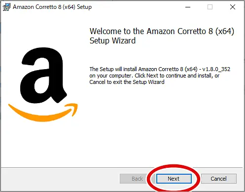 Amazon Coretto 8インストール