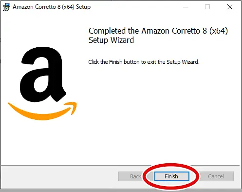 Amazon Coretto 8インストール完了